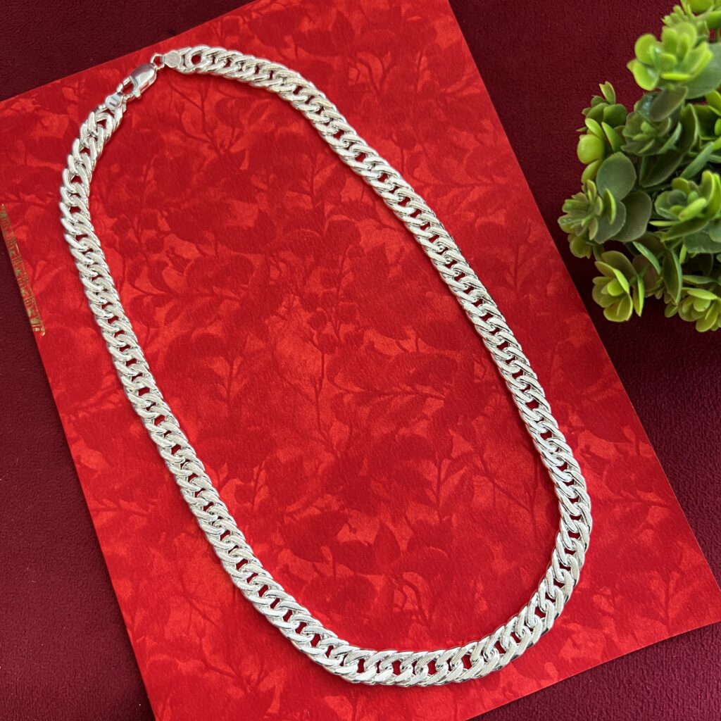 Silvadore 4mm CUBAN SNAKE Silver Chain Necklace for India | Ubuy