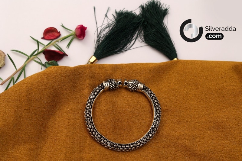 Decorative Design Best Quality Golden & Silver Color Bracelet For Men -  Style C123 – Soni Fashion®
