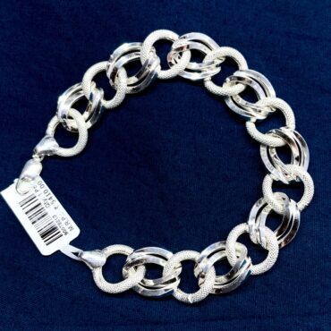 925 Silver Bracelet For Men | Pure Silver Modern Bracelet For Men | Silveradda