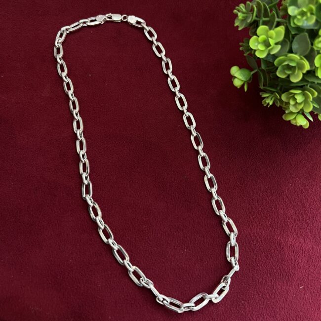 Sterling Silver Rolo Chain For Men & Boys