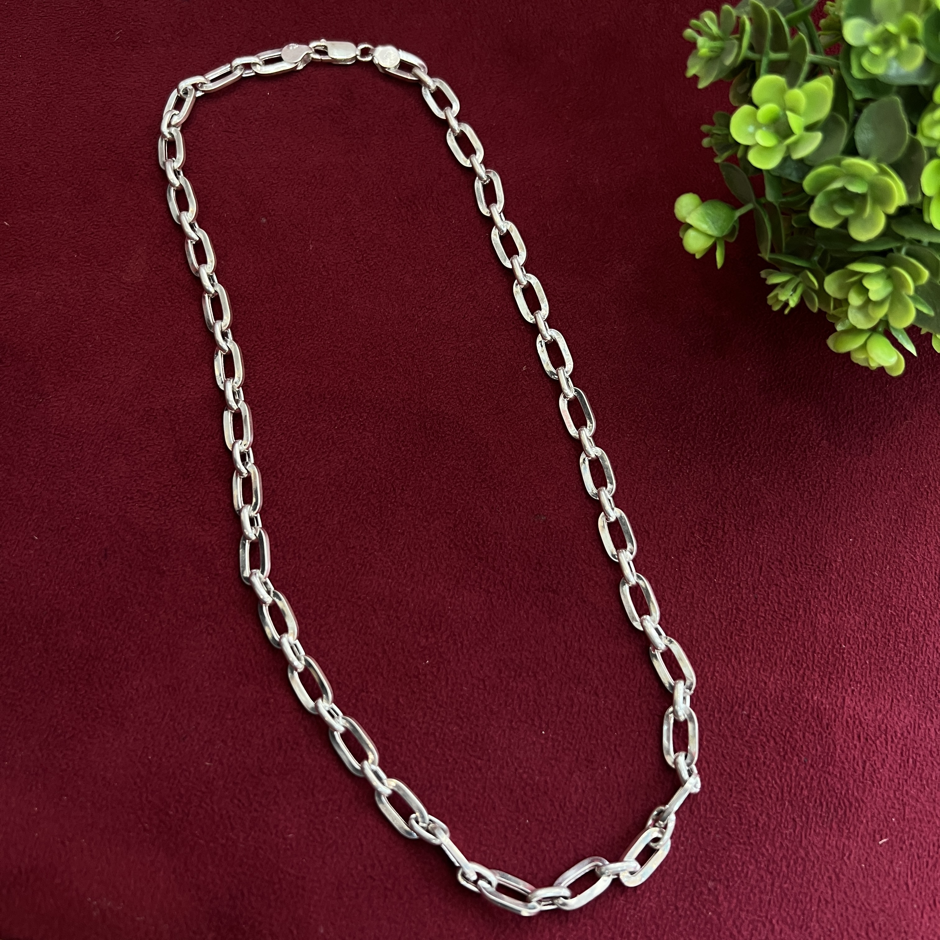 Sterling Silver Rolo Chain For Men's & Boys