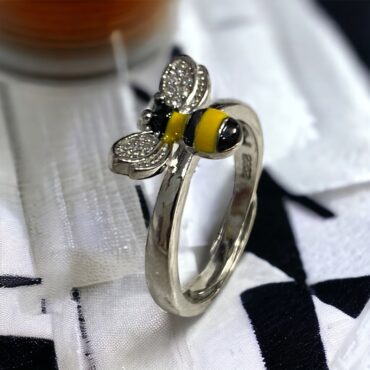 925 Sterling Silver Bee Adjustable Rings for Women and Girls | Silveradda