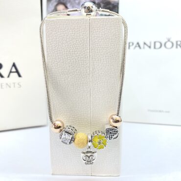 Pandora Bracelets For Women | Flower Charms Silver Bracelet For Girls | Silveradda