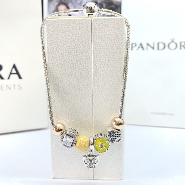 Pandora Bracelets For Women | Flower Charms Silver Bracelet For Girls | Silveradda