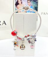 Pandora Bracelets For Women | Silver Bracelet For Girls Heart Beads Pandora