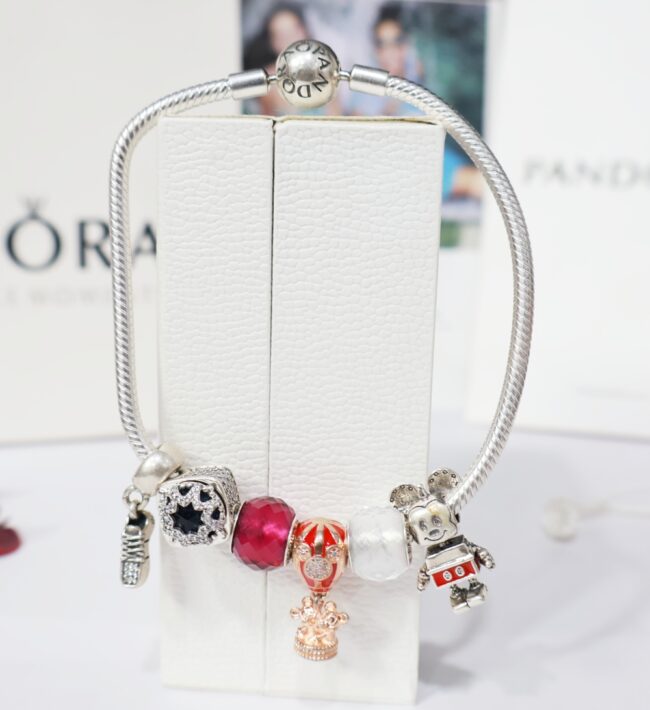 Pandora Bracelets For Women | Silver Bracelet For Women Micky Mini Charms | Silveradda