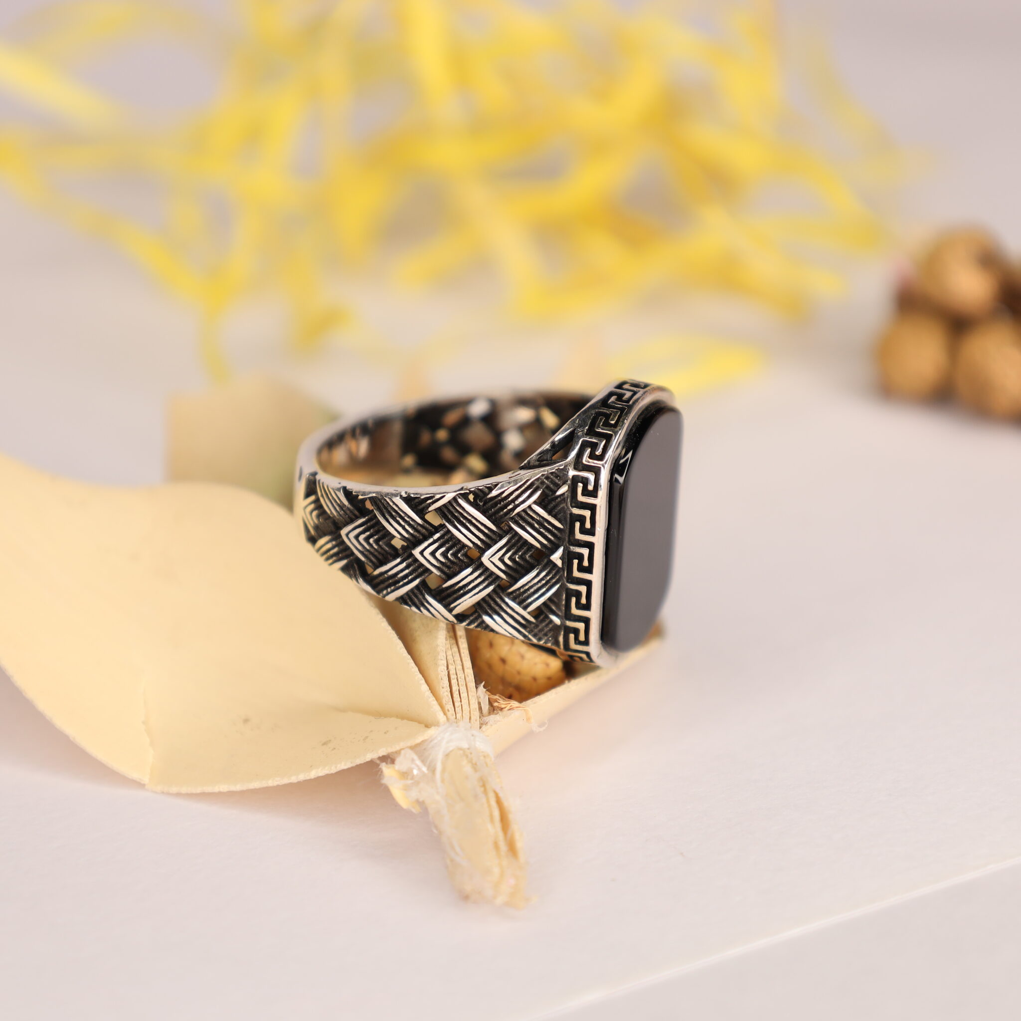 Fashionable Design With Diamond Latest Design Black Color Ring For Men -  Style B452 – Soni Fashion®