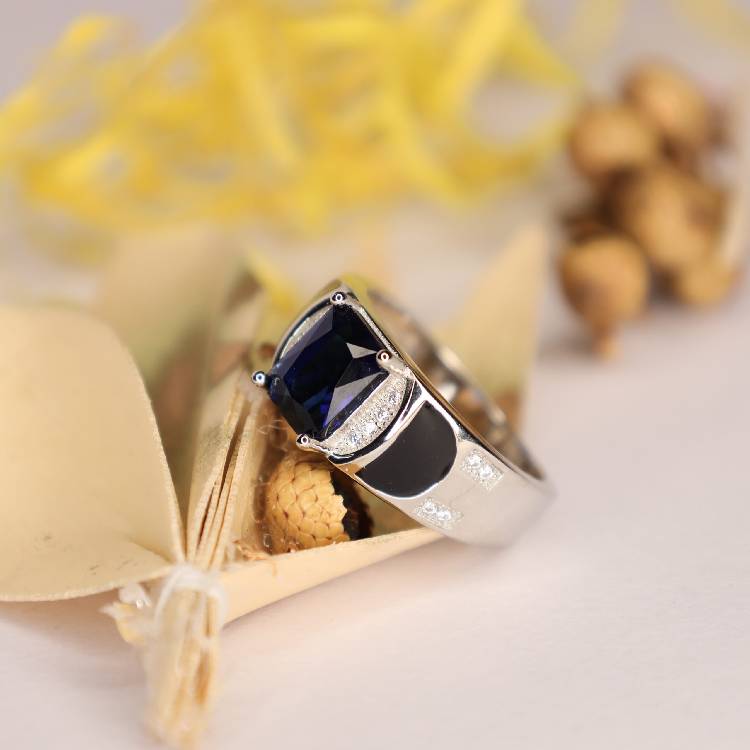 Lapis Lazuli Ring, 925 Sterling Silver SKU 6008 – Its Ambra