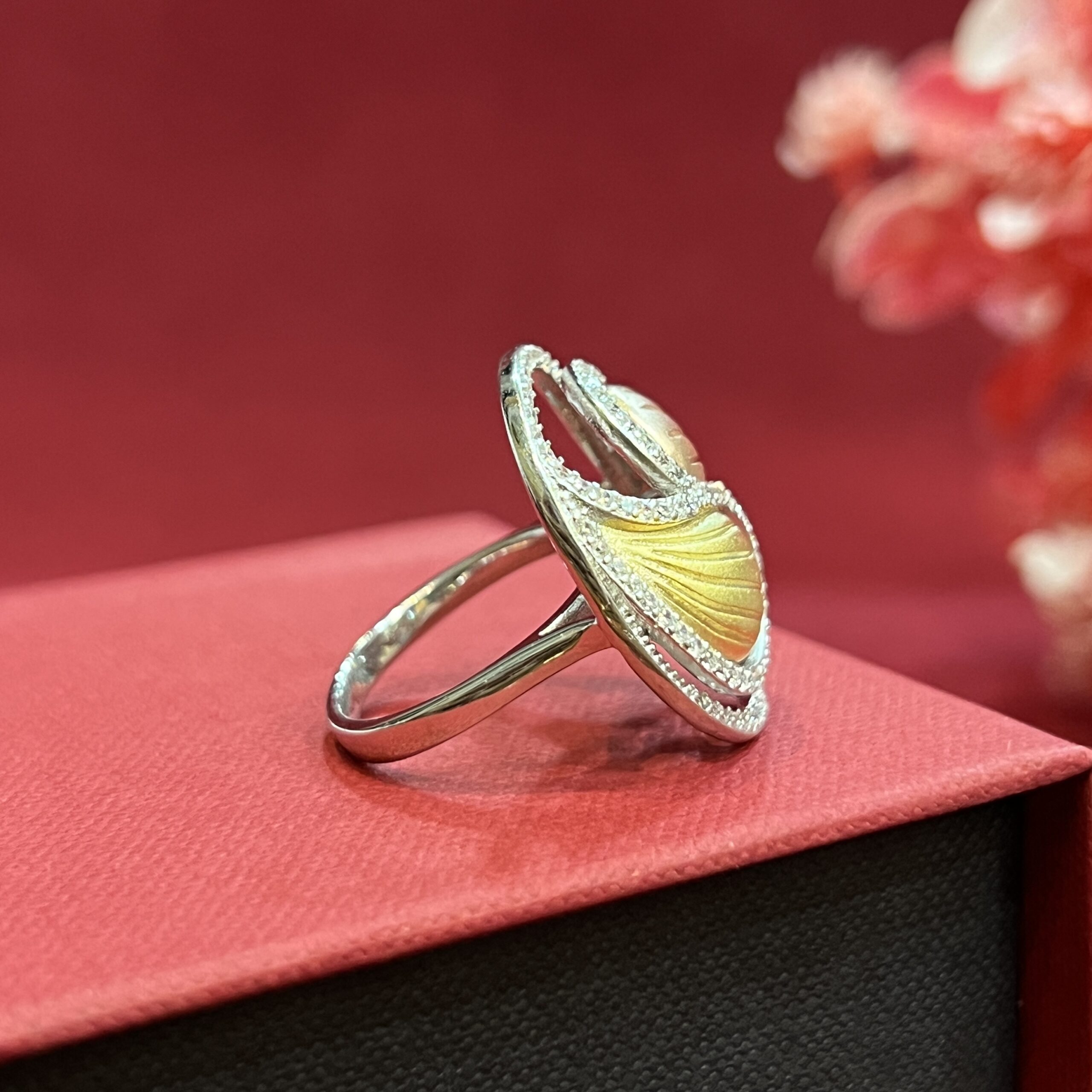 golden silver ring | Buy New premium Jewellery Up to 70% Off
