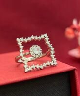 girlish silver ring