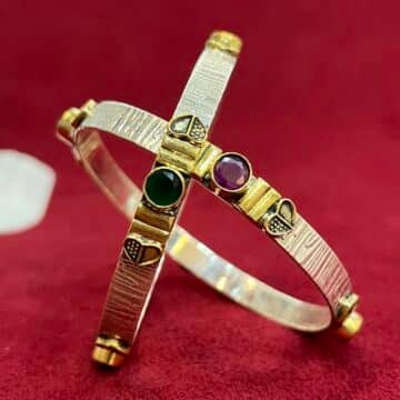 silver bangles for women