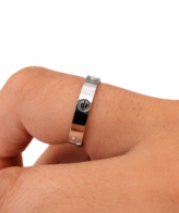 Cartier Silver Ring For Mens | 925 Pure Silver Men's Ring | Silveradda