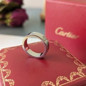 Cartier Silver Ring For Mens | 925 Pure Silver Men's Ring | Silveradda