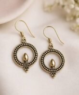92.5 Silver Earrings | Stunning Round Shape Design for Women | SilverAdda