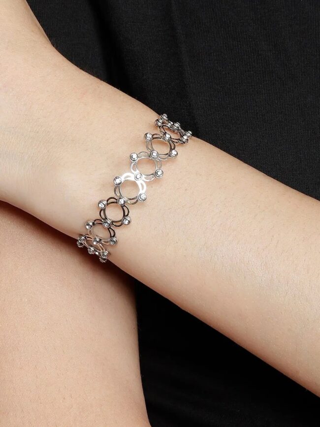 925 Silver Adjustable Bracelet For Women