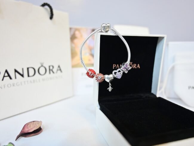 silver butterfly pandora bracelet for girls