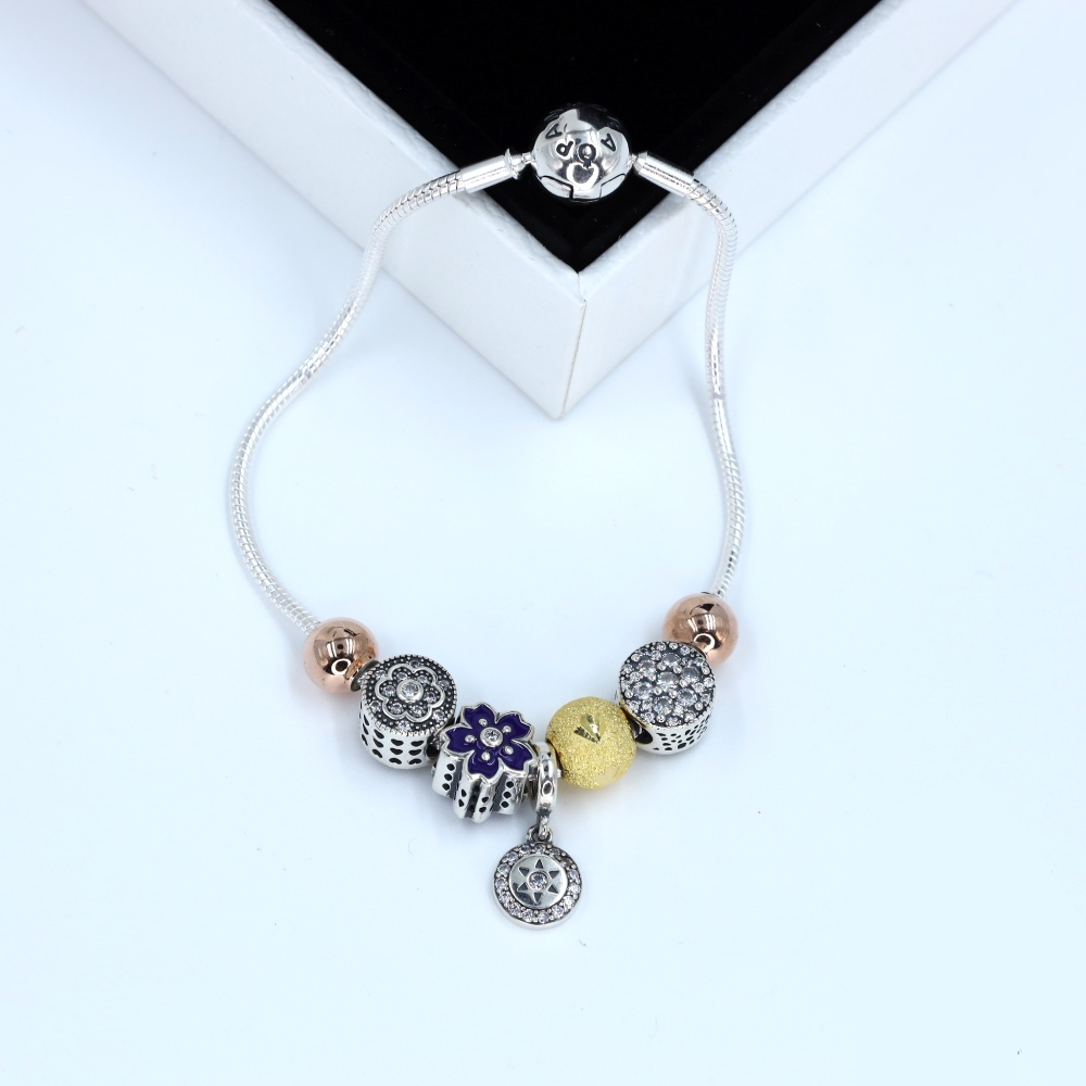Springtime Golden Flower Charm Bracelet | Giftr - Singapore's Leading  Online Gift Shop