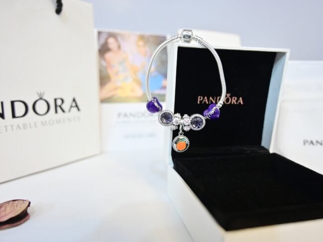 Silver mom pandora bracelet for girls