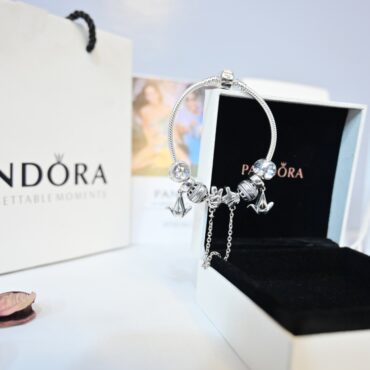 silver safety chain pandora bracelet for girls