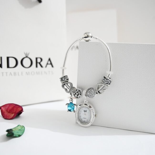 silver pandora watch for womens