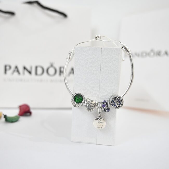 Silver Pandora Bracelet For Womens