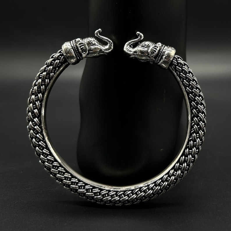 Zable 6.5 Sterling Silver Snake Bracelet with Smart India | Ubuy