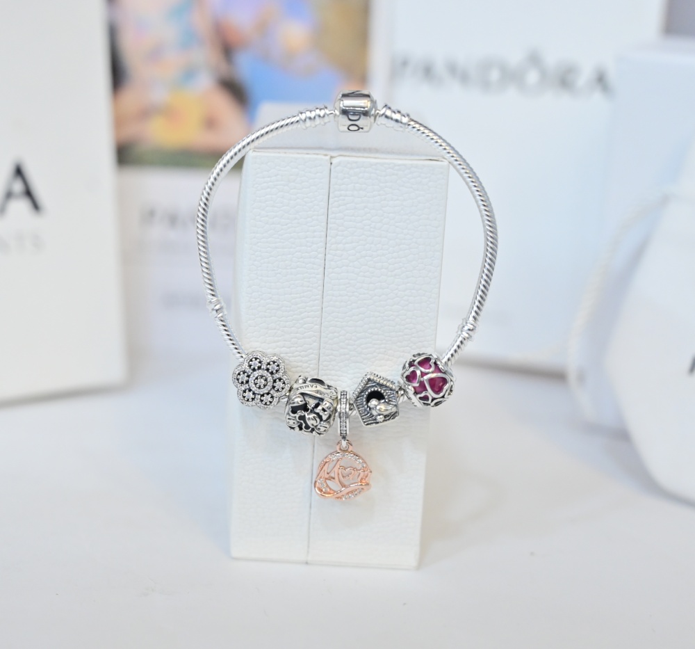 Pandora Moments Stars and Galaxy Bangle - Danson Jewelers