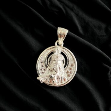 Lord Krishna Silver Pendant | 925 Silver Pendant | Silveradda