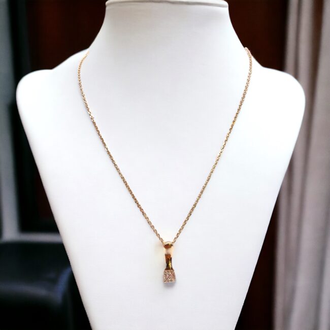925 Rose Gold Silver Necklace For Women's | Silveradda