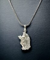 Lord Radha Krishna Silver Chain Pendant | 925 Silver Pendant And Chain | Silveradda