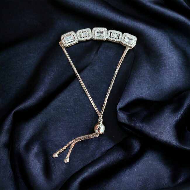 Diamond Silver Bracelet For Girls | 925 Women's SIlver Bracelet | Silveradda