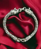 Elephant Silver Men's Bracelet | 925 Silver Bracelet For Men's | Silveradda