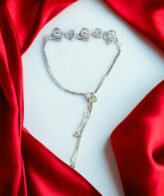 Heart Design Silver Bracelet For Girls | 925 Women's Silver Bracelet | Silveradda