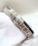 Pure Silver Name Kada | Customised Silver Name Kada | 925 Personalised Silver Name Kada | Silveradda