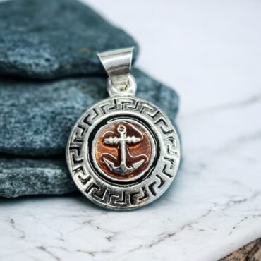 Pure Silver Anchor Pendant | 925 Silver Pendant For Men's | Silveradda