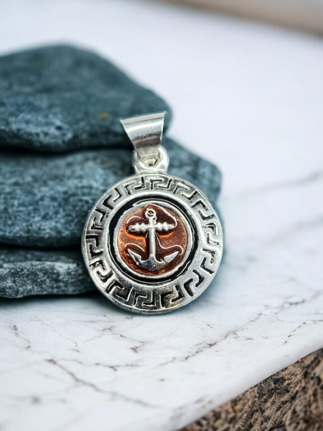 Pure Silver Anchor Pendant | 925 Silver Pendant For Men's | Silveradda