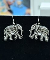 Elephant Design Silver Earrings for Women | 925 Silver Earrings | Silveradda