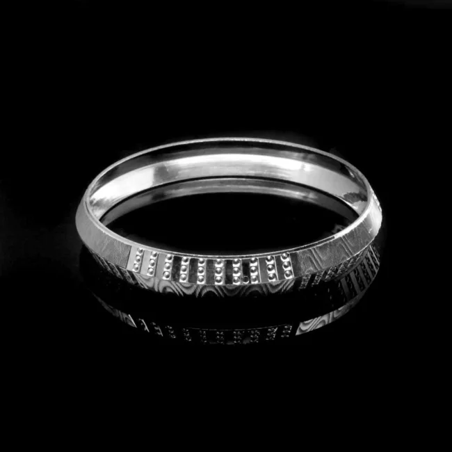 Punjabi Pure Silver Kada For Men | 925 Silver Men's Kada | Silveradda