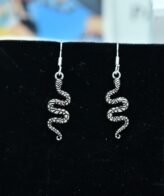 Snake Design Silver Earrings for Women | 925 Silver Earrings | Silveradda