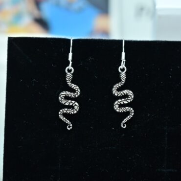 Snake Design Silver Earrings for Women | 925 Silver Earrings | Silveradda