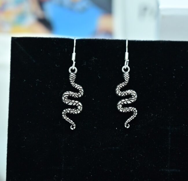 Snake Design Silver Earrings for Women | 925 Silver Earrings | Silveradda