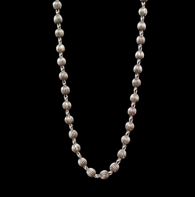 Ball Design 925 Silver Chain For Women By Silveradda