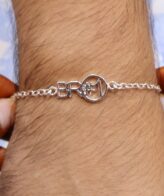 Bro Silver Bracelet Rakhi | Pure Silver Bracelet By Silveradda