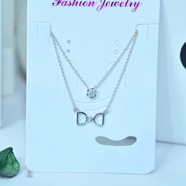 Diamond Silver Chain Necklace For Women | Pure Silver Necklace By Silveradda