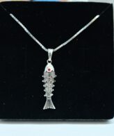 Fish Silver Pendant | 925 Pure Silver Chain Pendant By Silveradda