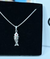 Fish Silver Pendant | Pure 925 Silver Chain Pendant By Silveradda