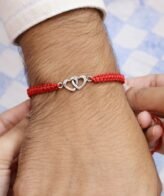 Heart Silver Rakhi | Pure Silver Rakhi | Silveradda