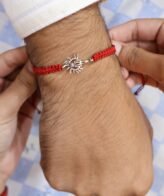 Mashal Silver Rakhi | Pure Silver Rakhi | Silveradda