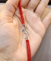 OM Trishul Silver Rakhi | Pure Silver Rakhi | Silveradda