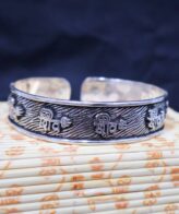 Shiv Silver Kada For Men | Pure Silver Cuff Kada For Men By Silveradda